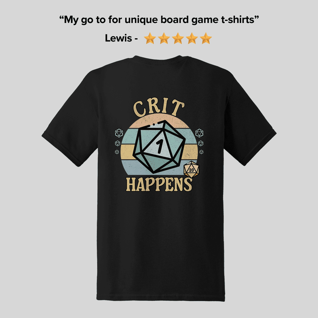 Crit Happens t-shirt design
